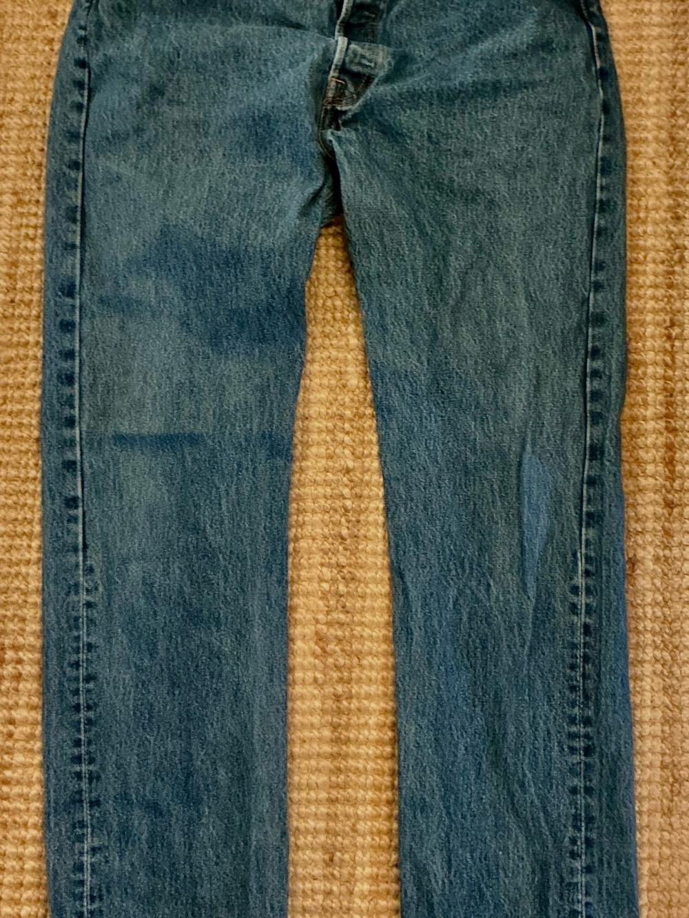 Levis 501 Men's Relaxed Jeans - Picture 3 of 4